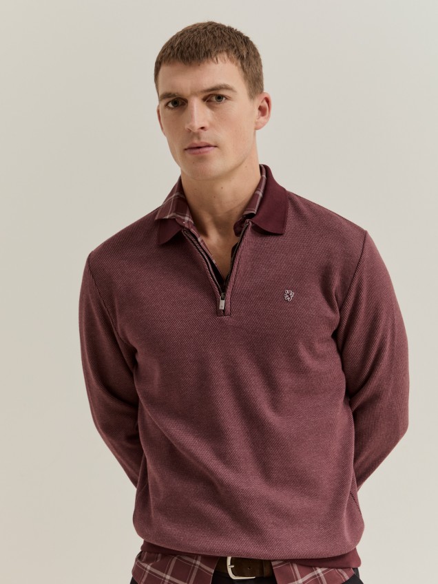 Half-zip polo shirt - Image product