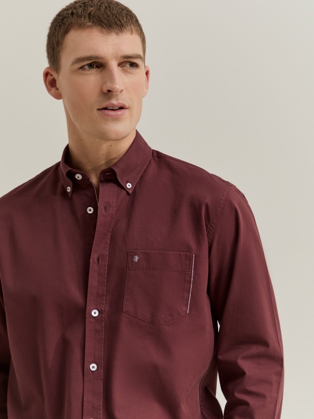 Camisa regular fit de algodão - Image product