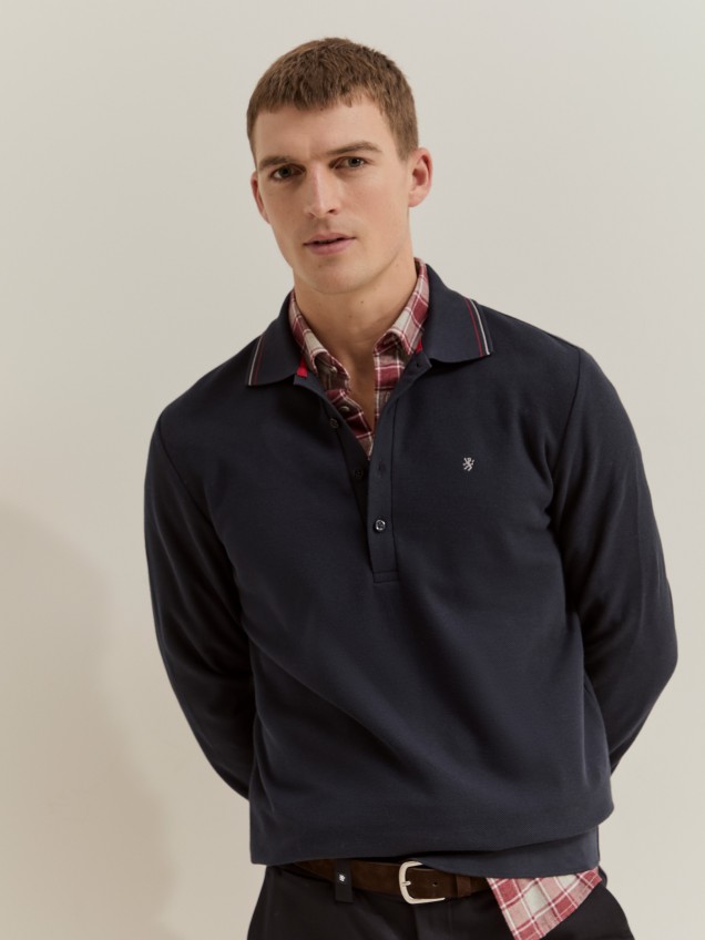 Polo de piqu� de manga larga - Image product