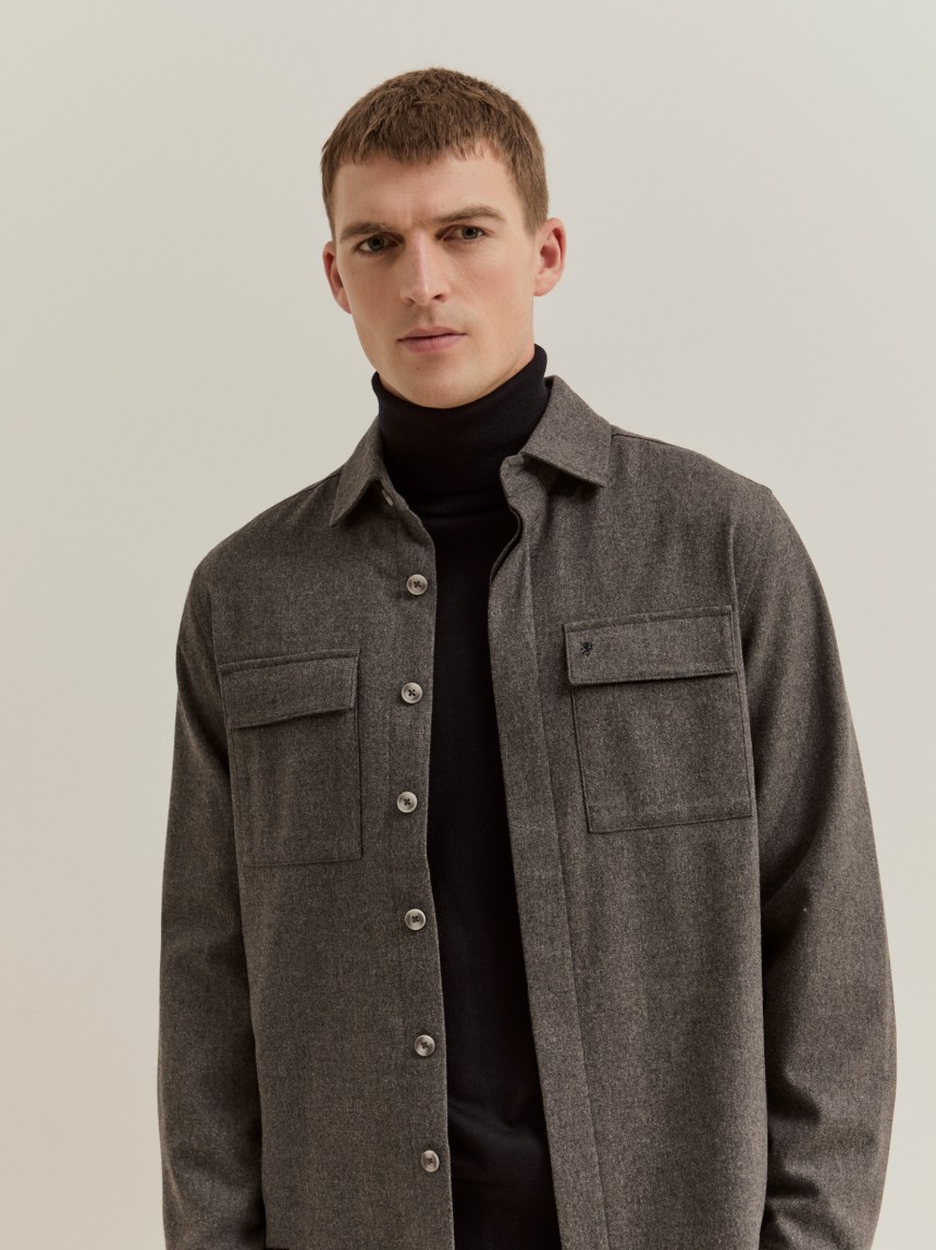 Overshirt with pockets