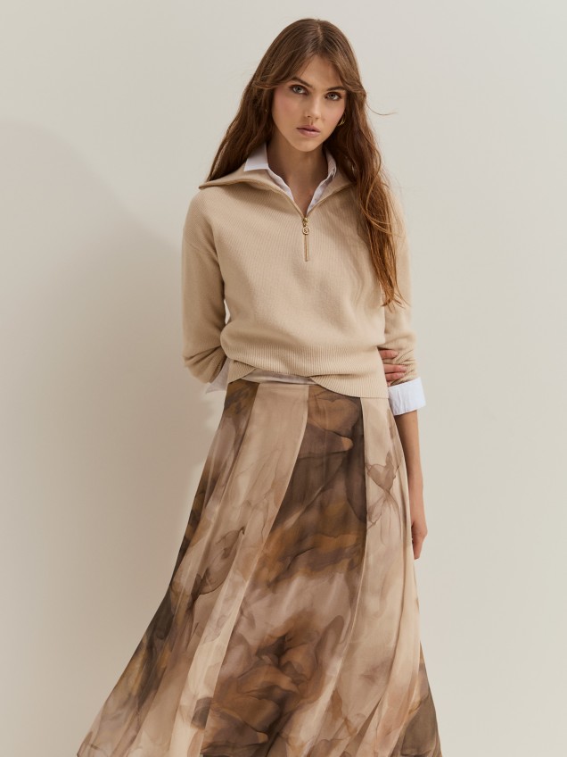 Saia midi estampada - Image product