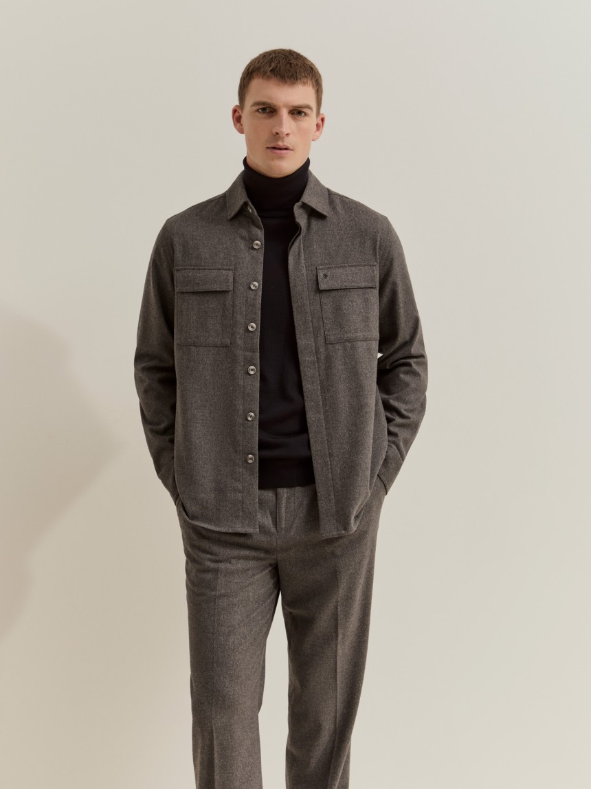 Overshirt with pockets