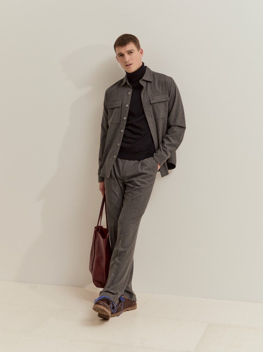 Overshirt with pockets