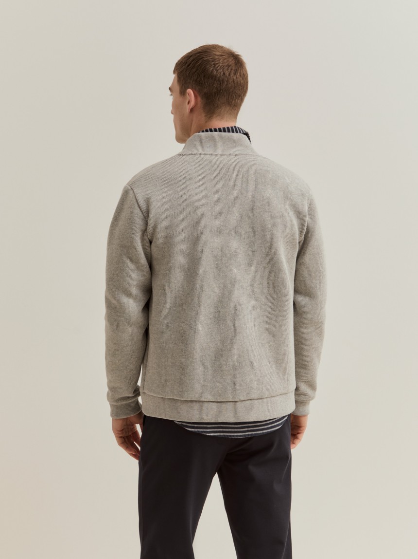 Chaqueta de punto cardado