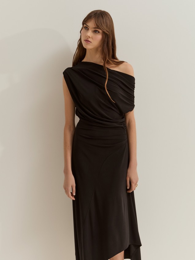Vestido de malha assim�trico - Image product