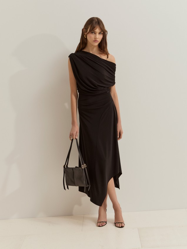 Vestido de malha assim�trico - Image product
