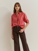 Camisa fluida em liocel