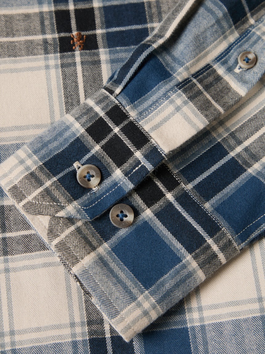 Camisa a cuadros de corte regular