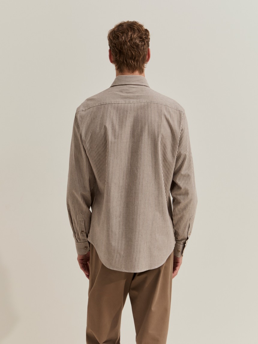Regular fit striped shirt