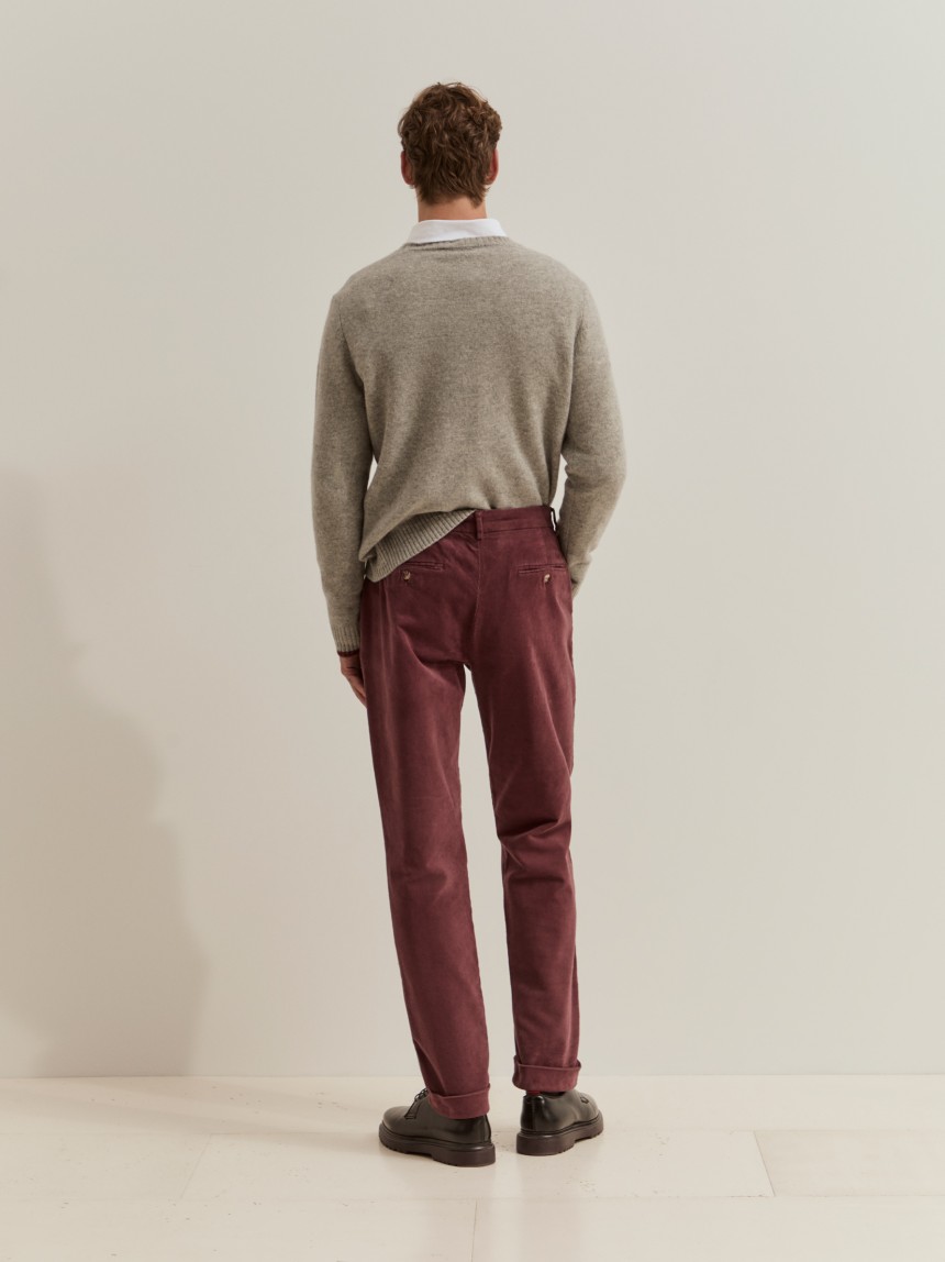 Corduroy chino pants
