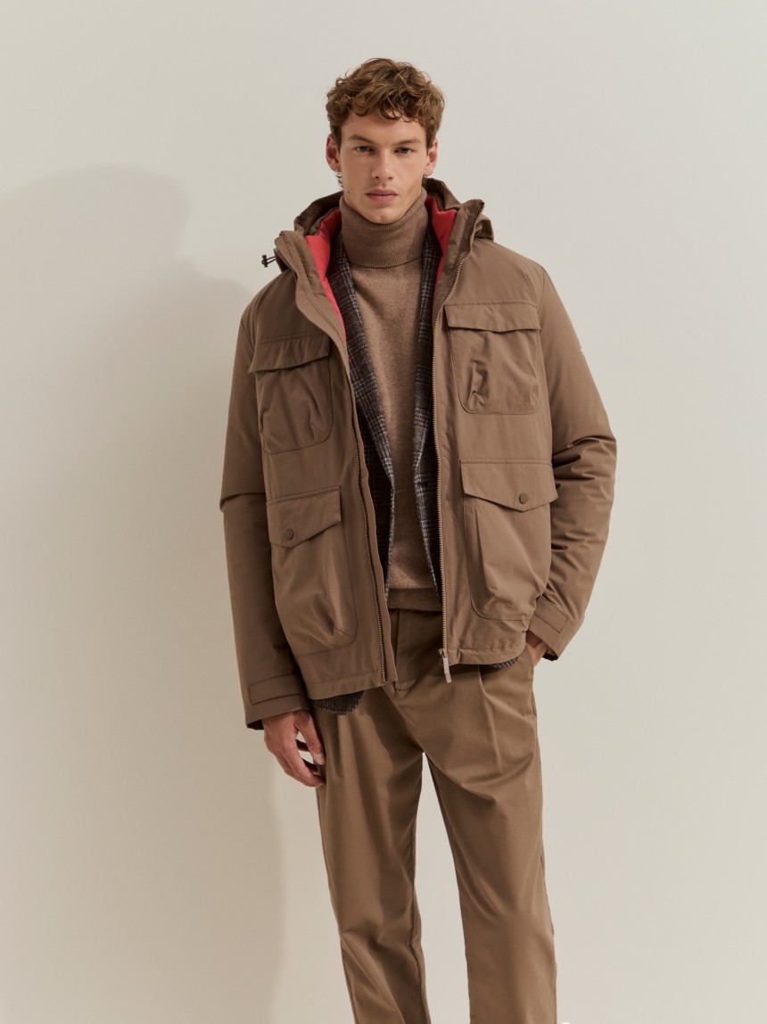 Chaqueta acolchada con capucha