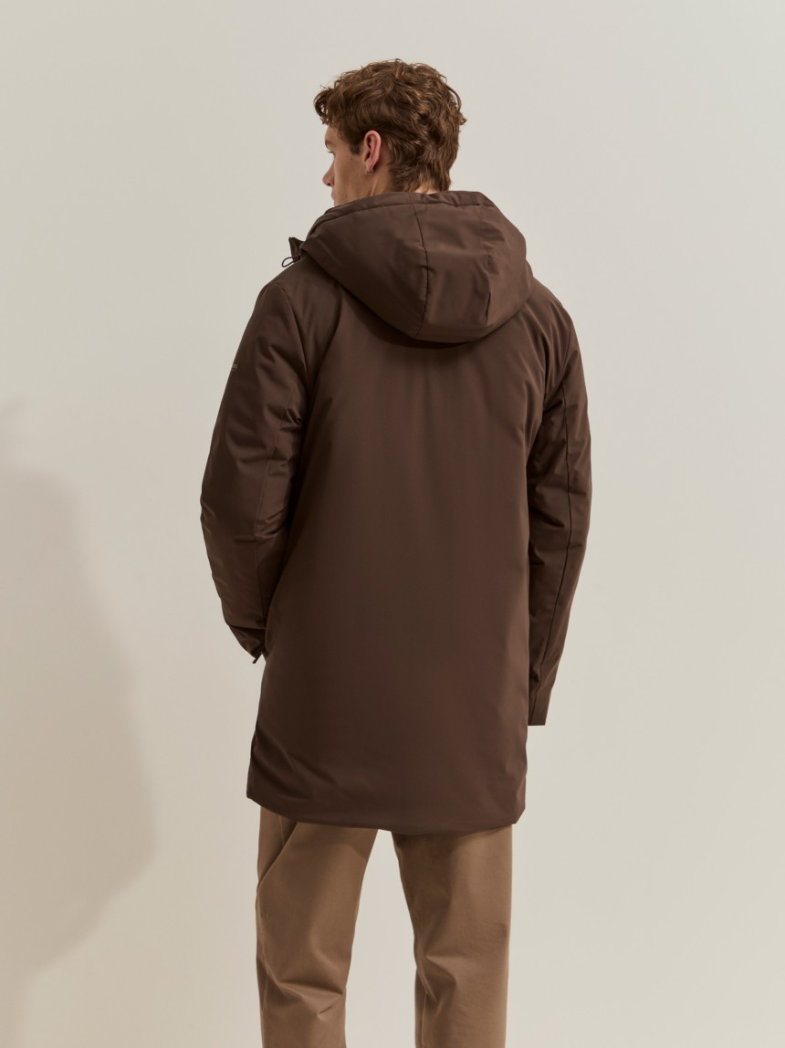 Padded parka with hood