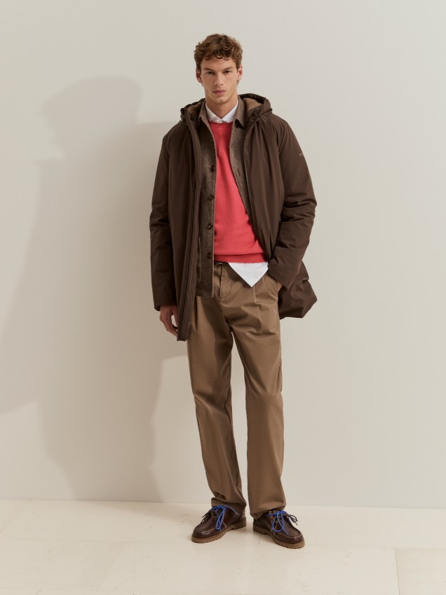 Padded parka with hood - Image product