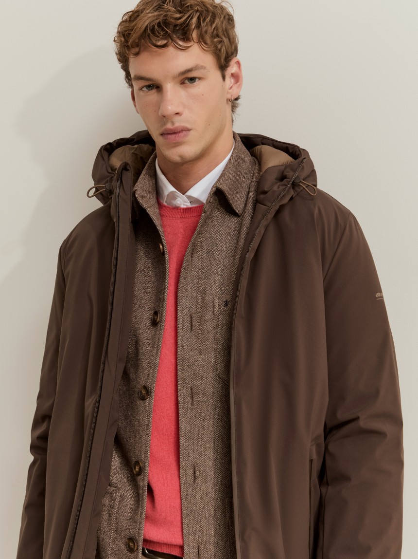 Padded parka with hood