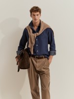Camisa ajustada con textura