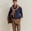 Camisa slim fit com textura