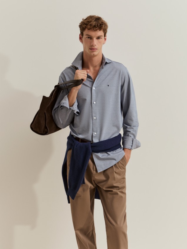 Camisa de algod�o slim fit - Image product