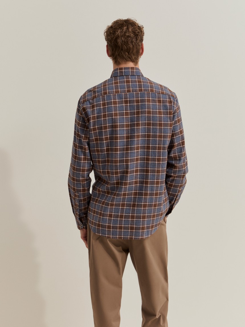 Camisa xadrez slim fit