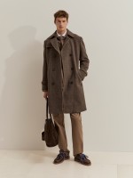 Overcoat with belt