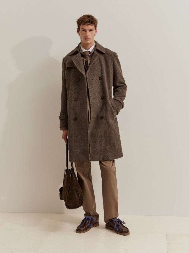 Overcoat with belt - Image product