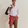 Camisa slim fit em algod�o