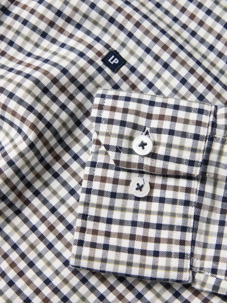 Regular fit checkered shirt