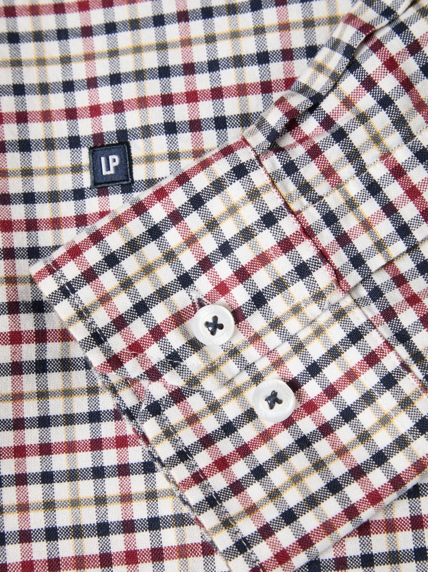 Regular fit checkered shirt