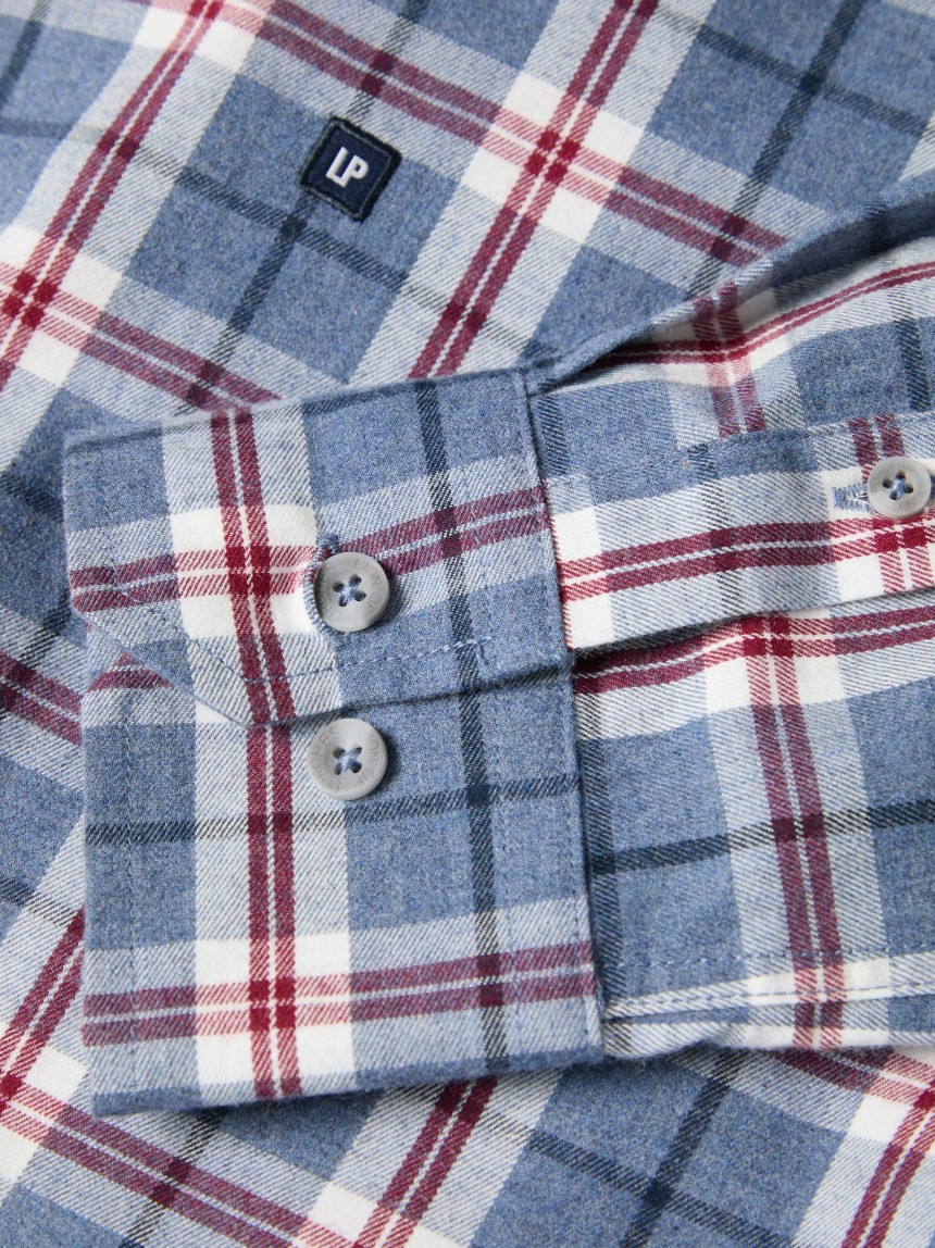 Camisa a cuadros de corte regular