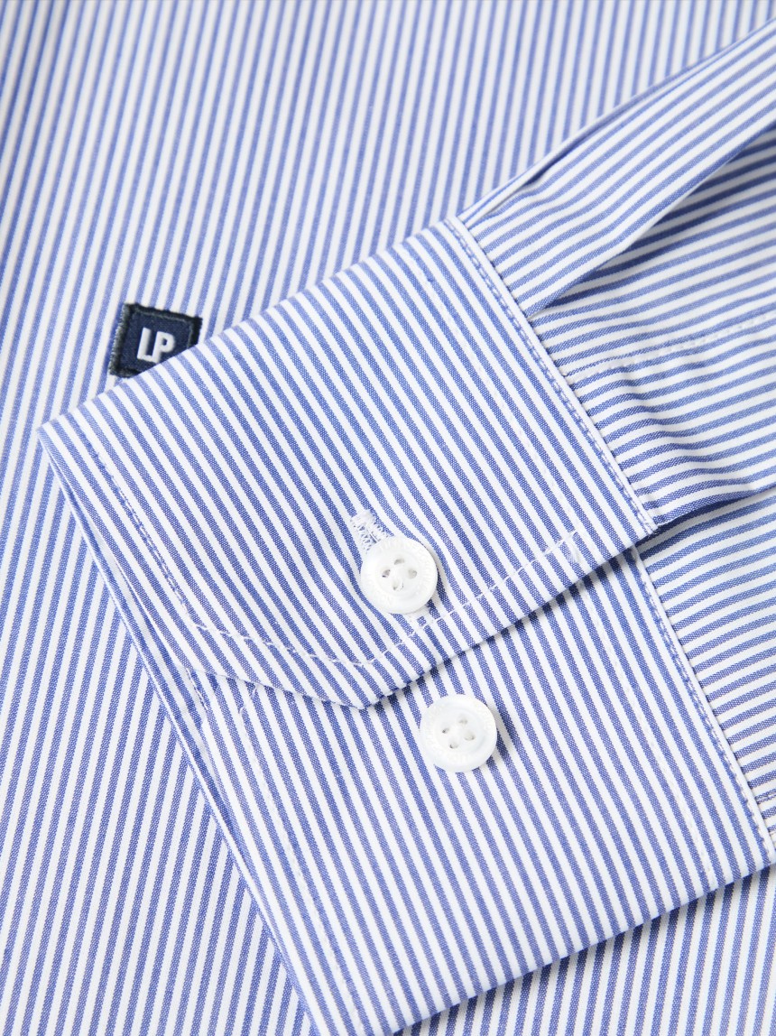 Slim-fit poplin shirt
