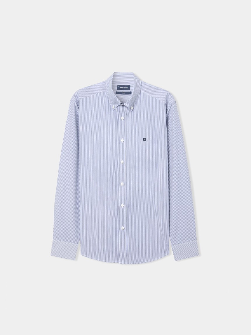 Slim-fit poplin shirt