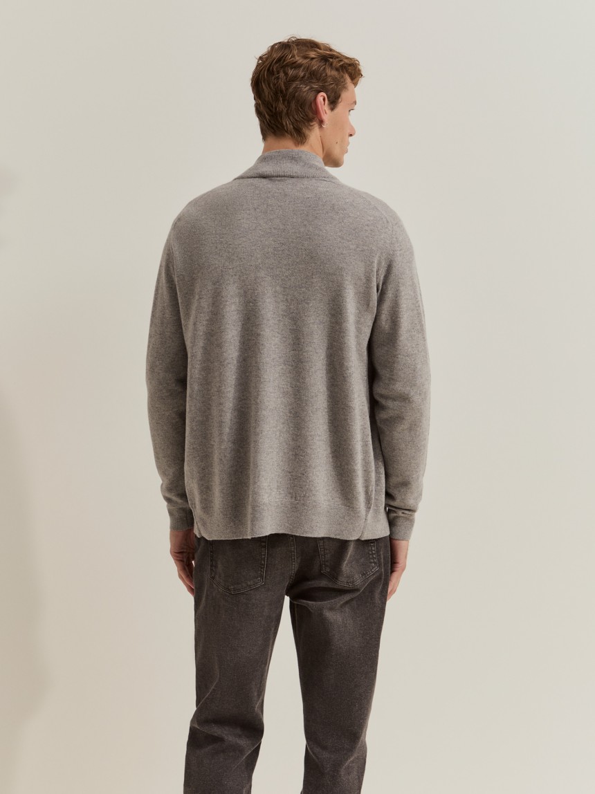 Casaco de malha 100% l� merino