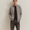 Casaco de malha 100% l� merino