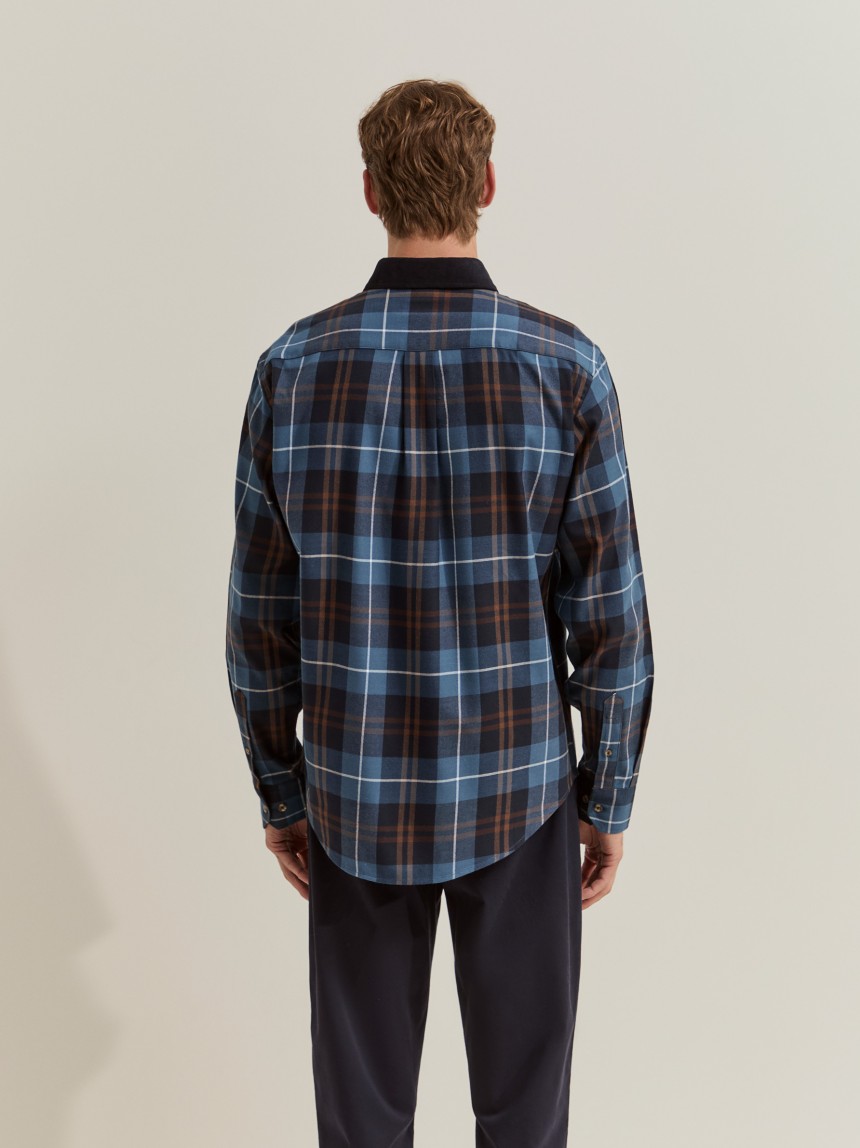 Camisa xadrez regular fit