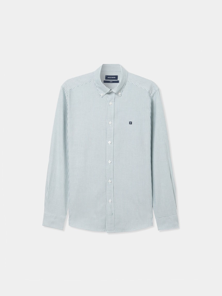 Camisa Oxford de corte regular