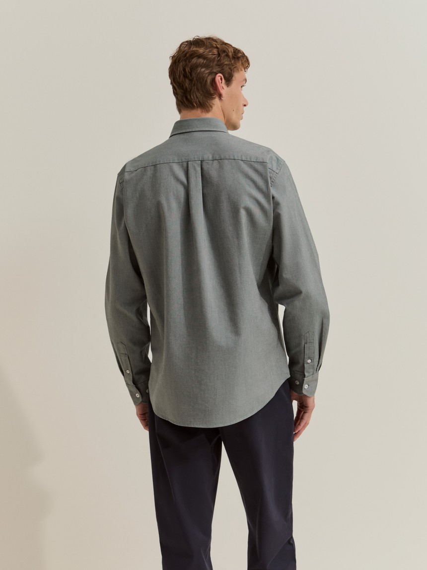Camisa oxford regular fit