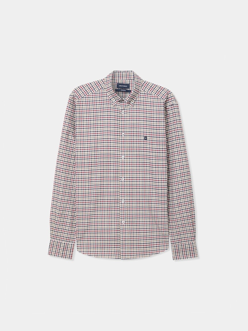 Regular fit checkered shirt