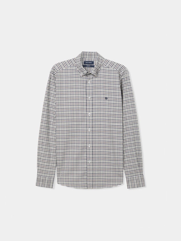 Regular fit checkered shirt - Image product