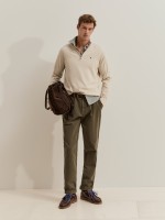 Corduroy chino pants
