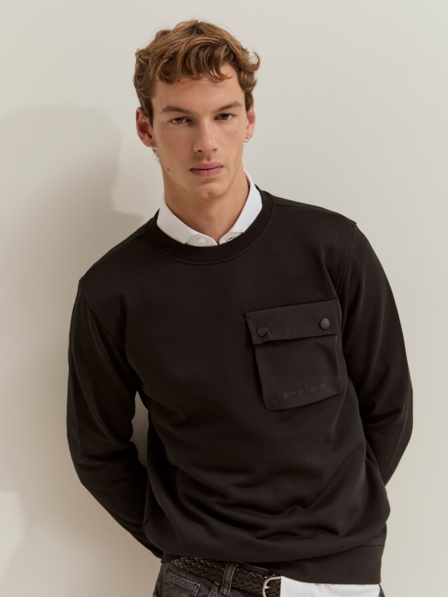 Jersey de algod�n con bolsillo - Image product