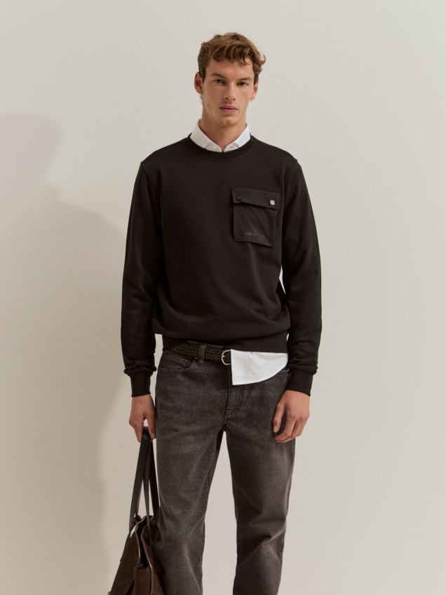 Jersey de algod�n con bolsillo - Image product