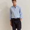 Camisa slim fit em algod�o