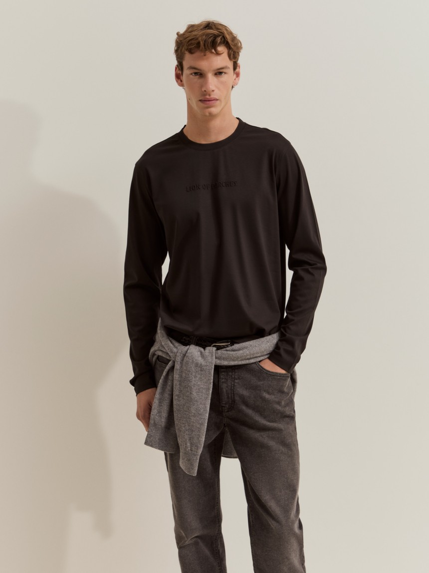 Cotton t-shirt with logo