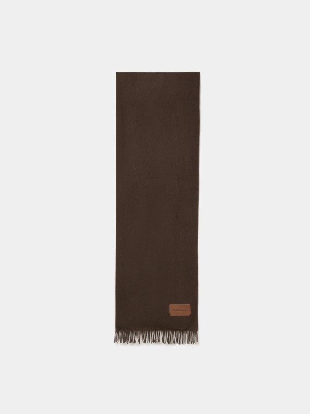 Bufanda de lana con flecos - Image product