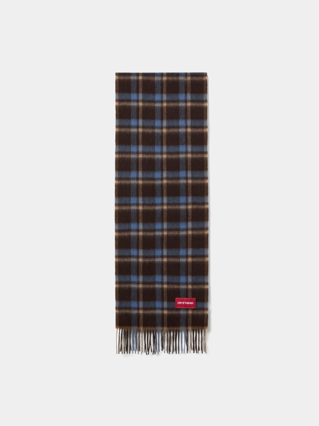 Bufanda de lana a cuadros - Image product