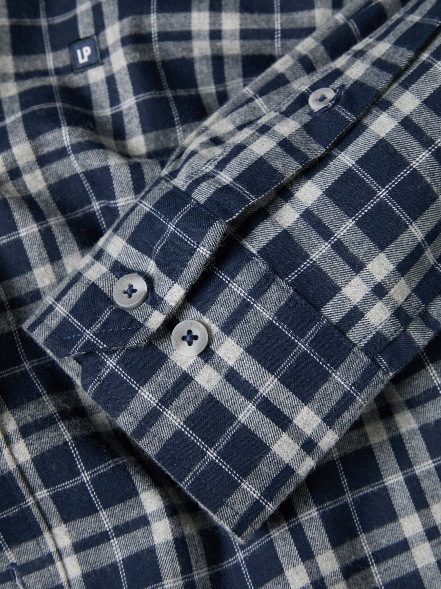 Camisa a cuadros de corte regular