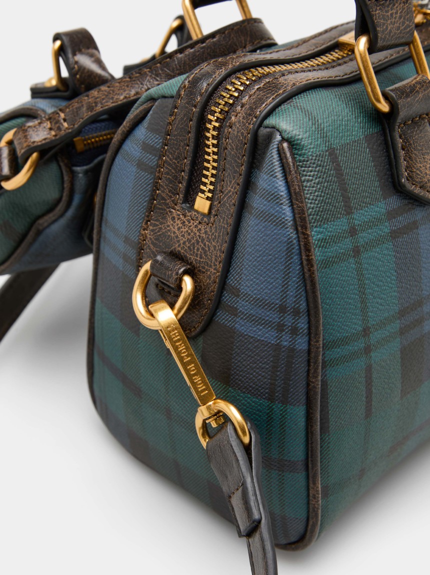 Mini mala bowling em tartan