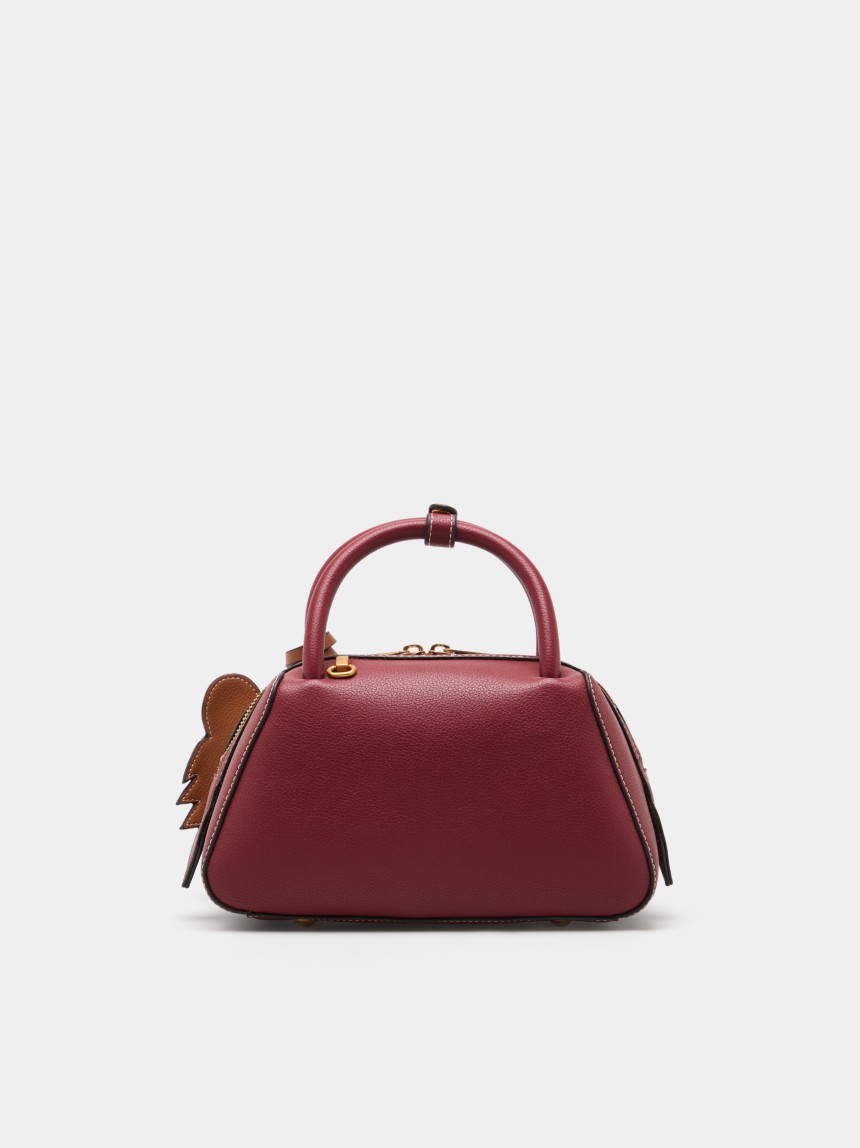 Bolso de mano con colgante