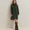 Short pleated dress