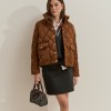 Blus�o acolchoado com losangos