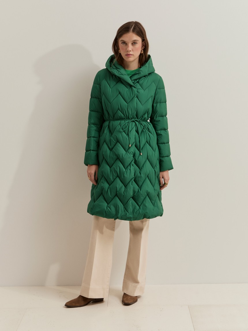 Chaqueta acolchada con capucha